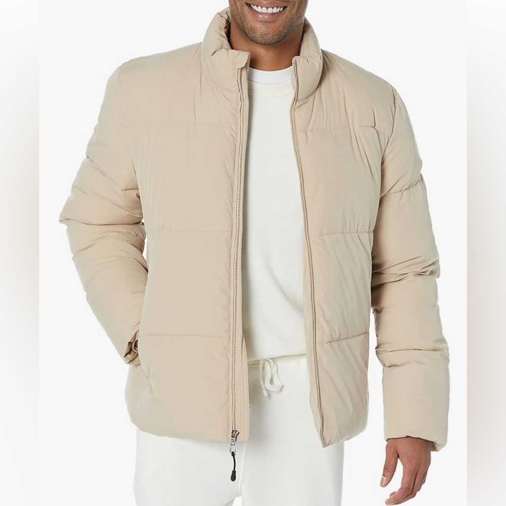Amazon Essentials Men's Mock Neck Heavyweight Puffer Coat -XS